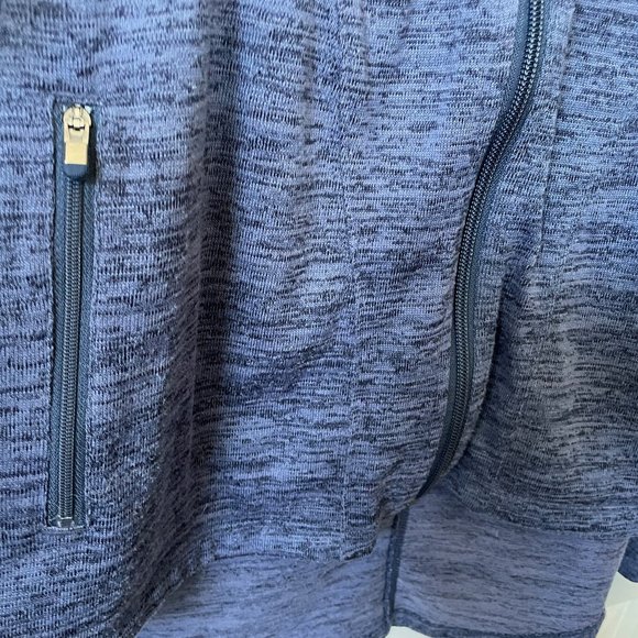 Athleta Techie Sweat Anorak in Navy Heather - Picture 5 of 10